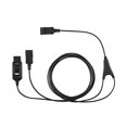 thumbnail image 2 of Jabra GN Style Y-Training Cord Splitter (Observation- Live/Live Version), Compatible with Jabra, Liberation, GN Netcom Headsets- Quick Disconnect- for Coaching, Supervising, Training, Monitoring, 2 of 4