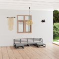 thumbnail image 1 of vidaXL 6 Piece Garden Lounge Set Solid Wood Pine, 1 of 4