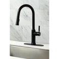 thumbnail image 4 of Gourmetier LS2720DKL Kaiser Single-Handle Pull-Down Kitchen Faucet, Matte Black, 4 of 9