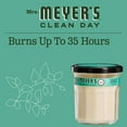 thumbnail image 2 of Mrs. Meyer's Clean Day Candle, Basil, 7.2 oz, 2 of 8