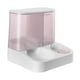 thumbnail image 3 of Comedero automático para mascotas, dispensador de agua y comida, 2 en 1, tazón de comida seca. Rosa, 3 of 9