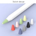 thumbnail image 2 of 8x Estuche de puntas de bolígrafo de silicona para Apple Pencil 1 2 Cubierta protectora (Blanco) Likrtyny Para estrenar, 2 of 7