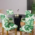 thumbnail image 2 of Leaf Chair Covers for Dining Room Set of 4, Dining Chairs Seat Cover,Kitchen Stretch Chair Covers,Seat Cover for Dining Chairs,Furniture Protector for Chairs Dining Room,Slipcover Chair Covers, 2 of 6