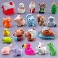 thumbnail image 2 of Figuras de acción de animales de Navidad, 10 unidades, dinosaurios, capibara, conejo, ardilla, zorro, oveja, gato, rana, tortuga, serpiente, 2 of 5