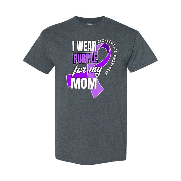 Inktastic Alzheimers Awareness I Wear Purple for My Mom T-Shirt