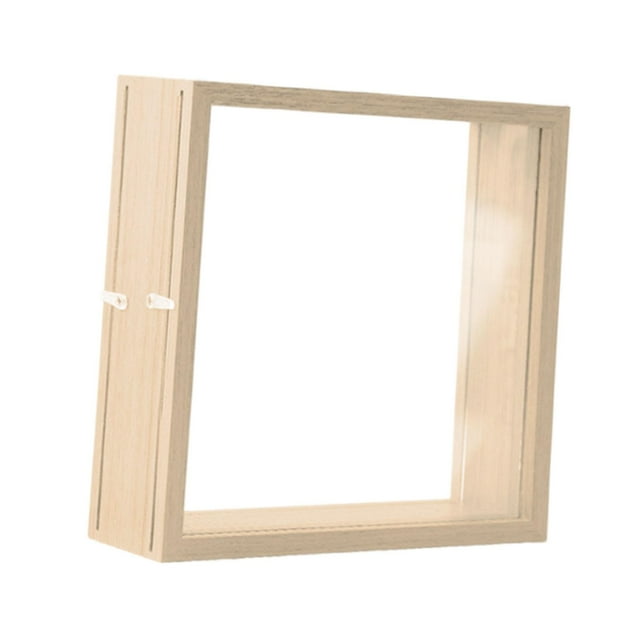 Abbracc Decorative Floating Photo Frame Easy to Install Display Box Dried Flower Display 7 Inch