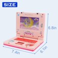thumbnail image 4 of Computadora portátil de juguete CNKOO, tableta, máquina de aprendizaje educativa para bebés y niños, juego de estudio electrónico para niños, computadora portátil para niños de 3 años en adelante, 4 of 7