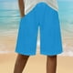 thumbnail image 4 of Pantalones Cortos Casuales de Color Sólido Capri, Mezcla Cómoda de Poliéster para el Hogar Y el Uso Diario, 4 of 9