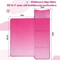 thumbnail image 5 of Pink Gradient Leopard Print Toddler Nap Mats for Kids Preschool,Sleeping Mat Bag or Kids,Toddler Sleeping Bag,Toddler Nap Mat or Daycare, 5 of 6