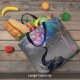 thumbnail image 5 of Balery Elephant Fireworks Celebration Bolsa de Mano para Mujeres con Cremallera, Bolsa de Gimnasio con Compartimentos, Bolsa para Laptop, Bolsa para Trabajo, 5 of 7