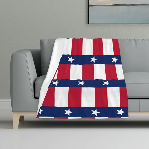 Us Flag Texas Flannel Fleece Blanket All Season Flannel Throw For Sofa Bed Car Outdoor Home 32x48 Inch