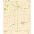 thumbnail image 2 of USGS 15x17 Gold Ornate Wood Framed with Double Matting Museum Art Print Titled - Agua Dulce Texas Quad - USGS 1979, 2 of 4
