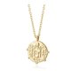 thumbnail image 1 of 18K Gold Moon Star Lion Evil Eye Colgante Collar Medallón Oval Link Gargantilla Layering Jewery para Mujeres Niñas Dainty Gargantilla Colgante Collar Moneda Sailing Electrónica, 1 of 4