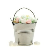 Tin Favor Pails Silver