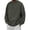 Army Green, variant on Leidass Sweatshirts for Men Vintage Boxy Fit Crewneck Ribbed Cuffs Long Sleeve Plain Casual Pullover Army Green L