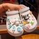 thumbnail image 4 of Sanrio-Juego de accesorios para zapatos, juego de hebillas, Hello Kitty, Kuromi, Cinnamoroll, Melody, Kawaii, LED, regalo DIY, 7-8 piezas por juego, 4 of 4