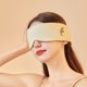thumbnail image 3 of Sleep eye mask with light blocking and cooling effect, space capsule eye mask, soundproof earmuff, adjustable sleep mask, travel nap eye mask, beige-green sleep eye mask with noise reduction., 3 of 5