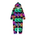 thumbnail image 5 of WXLWZYWL Family Halloween Pajamas Matching Sets Halloween Costumes 2024 Family Halloween Pumpkin Spider Ghost Printed Pajamas Funny Zipper Hooded Jumpsuit Pjs Matching Onesie, 5 of 5