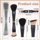thumbnail image 2 of Set de brochas de maquillaje Exircy 4 en 1 para viaje con estuche, 2 of 7