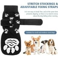 thumbnail image 4 of 8 PCS Double Side Anti-Slip Dog Socks,Adjustable Pet Paw Protector with Straps for Small Medium Large Dogs, 4 of 5