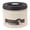 Beige, variant on Press Type Vacuum Sealed Coffee Container Airtight Food Storage Canister for Coffee Beans Tea Nuts (25.4 oz / 750 mL)