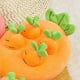 thumbnail image 5 of Carrot Plush Toy Cartoon Happy Fruit Park Pillow Carrot Doll 22x22cm, 5 of 5