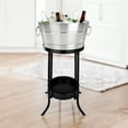 thumbnail image 5 of BREKX Anchored Round Tub, Brushed Stainless Beverage Tubs, Insulated with Stand, 5 of 9