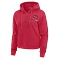 thumbnail image 2 of Women's WEAR by Erin Andrews  Cardinal Arizona Cardinals Waffle Hoodie Pullover Top, 2 of 4