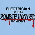 thumbnail image 3 of CafePress - Zombie Hunter Electrician Light T Shirt - Men's Classic Graphic T-Shirt, 3 of 4