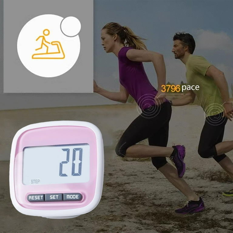 Pedometer For Walking Steps And Miles 3D Pedometer With Large Display ...