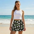 thumbnail image 4 of FUIALDOLG Green Leaf and Golf Womens Pleated Golf Skorts A-Line Tennis Skirt for Women Lady High Waisted Lightweight Athletic Shorts with Pocket Casual Green Leaf Skirt for St Patrick Day,XL, 4 of 8