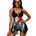 thumbnail image 2 of Ghostbusters Animated Women's Split Skirt Swimwear Two-Piece Swimsuit Backless Bikini Set Summer Holiday Beach Adjustable Bathing Suit, 2 of 6