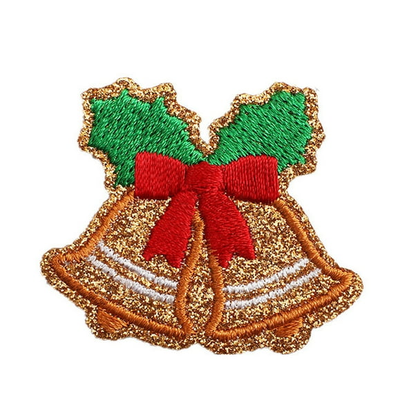 Christmas Iron-on Patches Sew-on Patches Decorative Repair Patches Sew on Embroidered Patches for Jeans Clothing