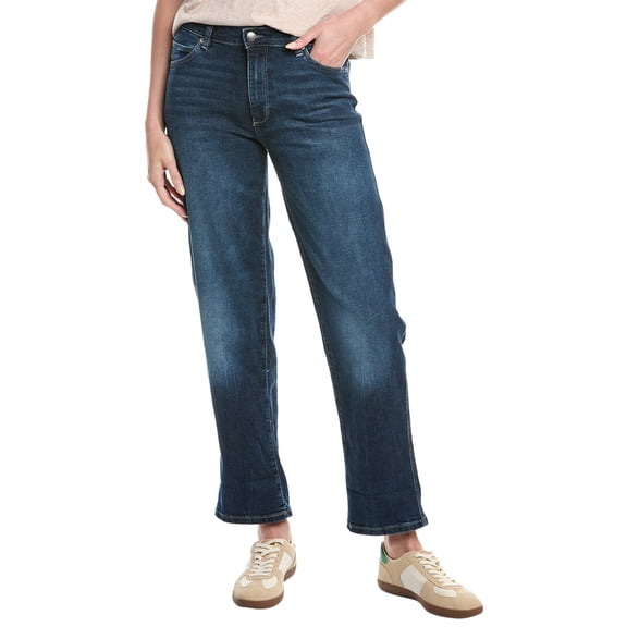 DL1961 womens Thea Bluffview Cuffed Relaxed Jean, 30, Blue