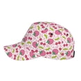 thumbnail image 2 of Lsque Strawberry And Cheery Baseball Cap Trucker Low Profile Hat Golf Dad Hat Adjustable Original Classic Unconstructed Plain Cap Men Women, 2 of 9