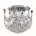 thumbnail image 1 of Elegant Lighting Corona 16" 6 Spectres de Lumière Cristal Flush Mount, 1 of 1