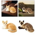 thumbnail image 1 of Simulación De Gatos Siameses Relleno De Felpa Animal Relleno Para Regalo De Cumpleaños StyleA+Simulación De Gatos Siameses Relleno De Felpa Animal Relleno Para Regalo De Cumpleaños CUTICAT none, 1 of 8