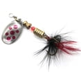 thumbnail image 1 of Tignapoo 10-Piece Feather Spinner Lure Set with Metal Blades, Realistic Swimming Action, Noise-Making Sequins, Includes Hooks, High-Quality Fishing Bait Kit, 1 of 7