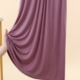 thumbnail image 4 of ZyeKqe Womens Sleep Shirts Sleeveless Crewneck Nightgown Tie Front Pleated Casual Lightweight Comfy Home Wear Dress, 4 of 5