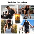 thumbnail image 5 of Disketp Cartoon Swimming Yellow Duck Sleeveless Tshirts for Men, Muscle Shirts for Men Dry Fit Tank Top-Large, 5 of 5