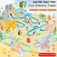 thumbnail image 2 of Electronic Duck Climbing Stairs Track Slide Pets Toys with Light Music Educational Toys for Boys Girls Birthday Gifts, 2 of 8