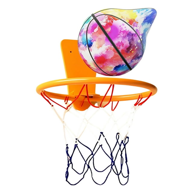Silent Basketball for Indoor Training and Youth Skill Development with Fabric Mesh Cover and Crumb Foam Technology