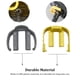 thumbnail image 5 of Kenally Clips, arandela de plástico, abrazadera de manguera, conector para el hogar, equipo automático, herramientas, accesorios de repuesto Vehículos, repuestos y accesorios Mis Amarillo, 5 of 6