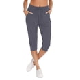 thumbnail image 1 of Capreze Ladies Drawstring Bottoms Capri Solid Color Trousers Jogger Loungewear High Waist Harem Pants Grey L, 1 of 4