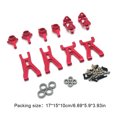 thumbnail image 5 of Accesorios RC Los autos de control remoto de control remoto de metal multicolor sin acumulación de reemplazo del kit de herramienta de ajuste de vehículos para WLTOYS 44579 Rojo 1 SET Inevent FN001583-03, 5 of 5