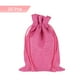 thumbnail image 3 of Bolsas de Yute Uxcell con Cordón, Sacos de Favor, Bolsas de Joyería para Regalos, Rojo Rosa, 3 of 7