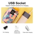 thumbnail image 5 of Hariumiu Kitchen Portable Car Travel Bottle Warmer 104℉ to 140℉ 3-level Adjustable USB Milk Heat Keeper Baby Bottle Warmer with USB Data Cables Infant Bottle for Indoor, Outdoor, Traveling, Driving, 5 of 10