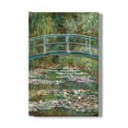 thumbnail image 1 of Bridge Over A Pond Wrapped Canvas -Claude O. Monet Designs,, 1 of 3