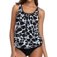 thumbnail image 2 of MesaSe Two Piece Bathing Suits Swimwear Tummy Control High Waisted Swimwear for Women Tankini Sets, 2 of 7
