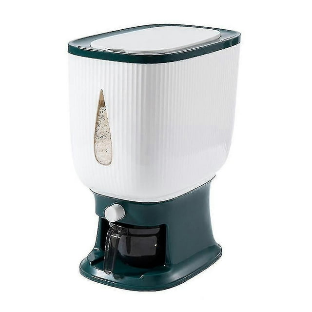 10kg Automatic Rice Dispenser With Rinsing Cup Smart Rice Dispenser Rice Storage Rice Bucket Househ